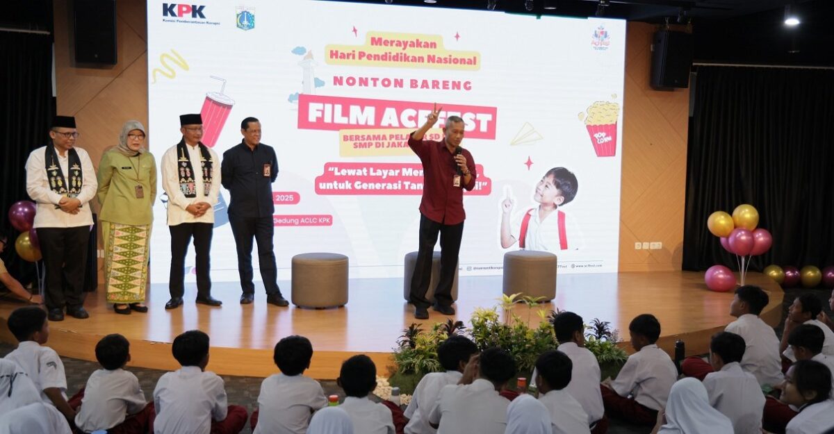 Perayaan hardiknas di kpk 2025